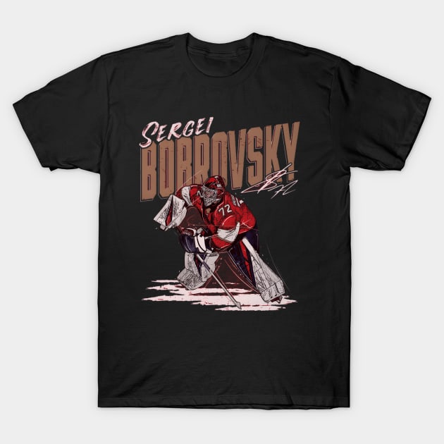 Sergei Bobrovsky Florida Chisel T-Shirt by linenativ